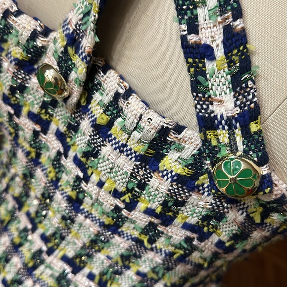 Kate Spade | Pop Tweed Halter Midi Dress NWOT - Picture 9 of 11